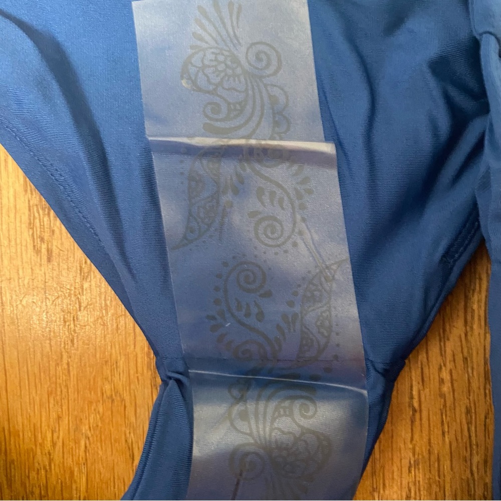 PRANA • NEW! Emarsee Bikini Bottom UPF 50+ Twist Detail - Deep Indigo - Size L - Picture 11 of 13